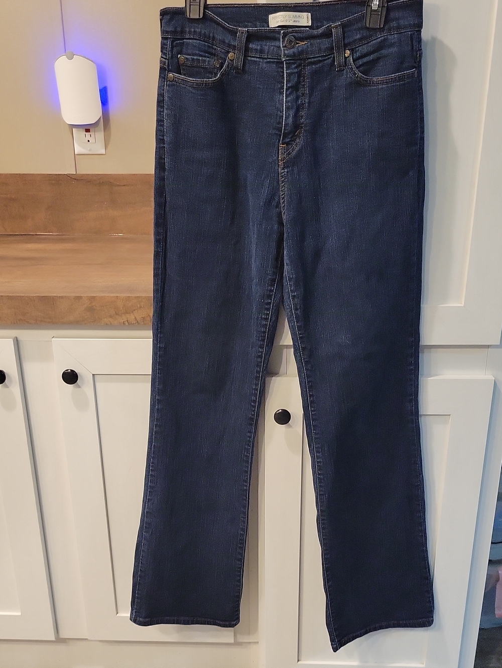 Levi's Indigo Wide-Leg Flare Jeans